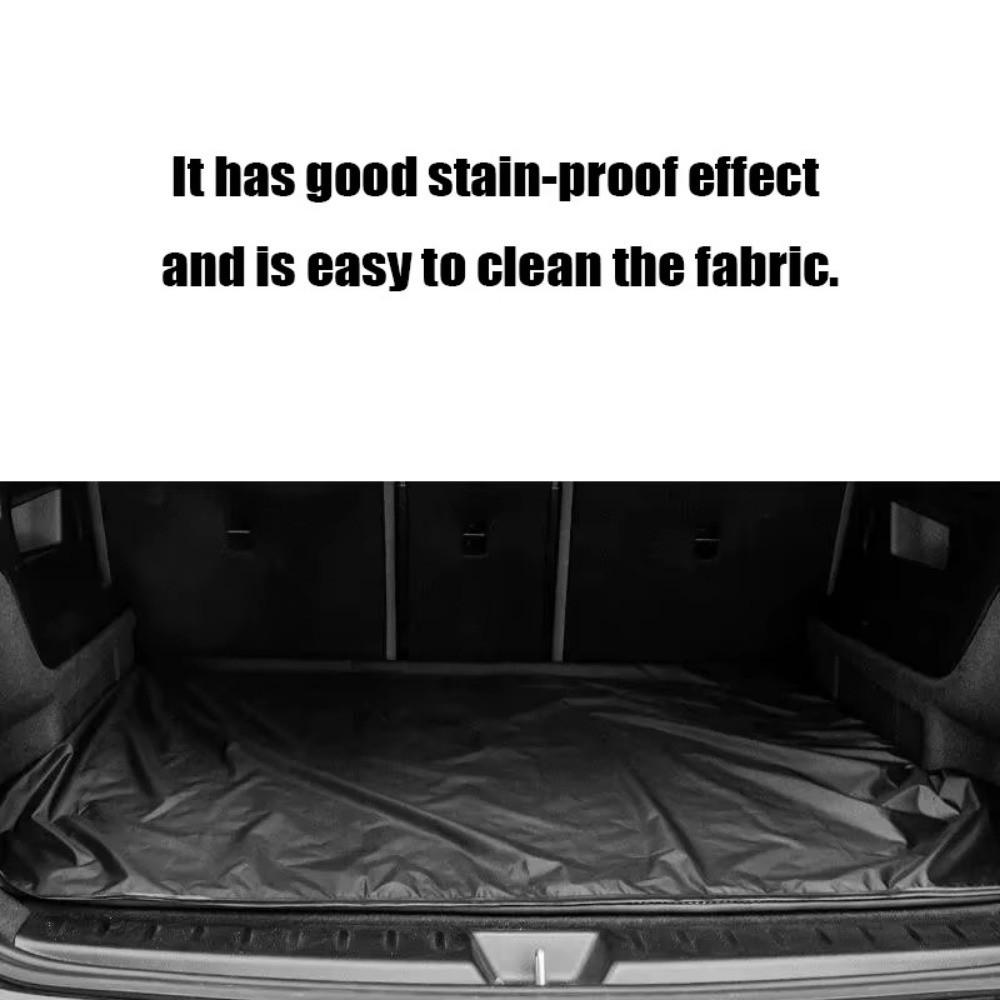 Waterproof Cargo Protector Cloth Black Car Trunk Cushion For Daily Use & Travel
