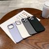 Apple 16promax с ромбовидной кожаной текстурой подходит для чехлов iPhone14/15 и поставляется с аппаратным кольцом для объектива