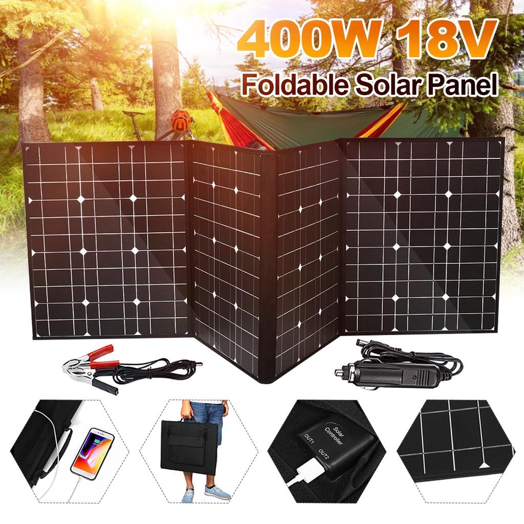 18 В 400 Вт солнечная панель, кабель постоянного тока, USB-порт, уличное портативное зарядное устройство для телефона, автомобиля, яхты, фонарей на колесах, зарядка с контроллером