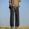 Джинсы мужские весенне-осенние свободные универсальные повседневные брюки мужские подростковые американские ретро стиранные