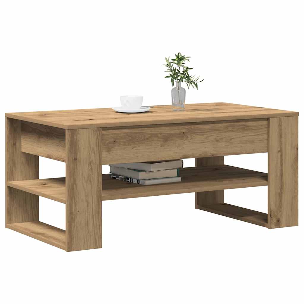 Artisan Oak Coffee Table 102 x 55 x 45 cm Particleboard