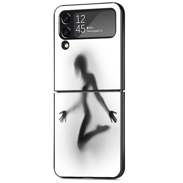 Жесткий чехол для ПК Samsung Galaxy Z Flip 4 ZFlip3 Z Flip 3 5G ZFlip zflip ZFlip4 Flip4 сумка сексуальные забавные женские силуэты Funda