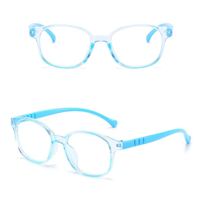 Children Kids High Quality Portable Computer Plain Glasses Hot Sale Glasses Boys Online Classes Popular Clear Lens Comfortable Girls Accessories