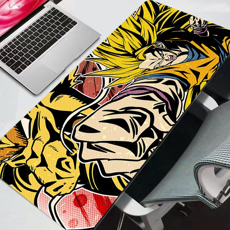 Big Mouse Pad Dragon Ball DBZ Anime Carpe Large PC Gamer Computer New Mausepad Keyboard Gaming Accessories Mouse Pads Big