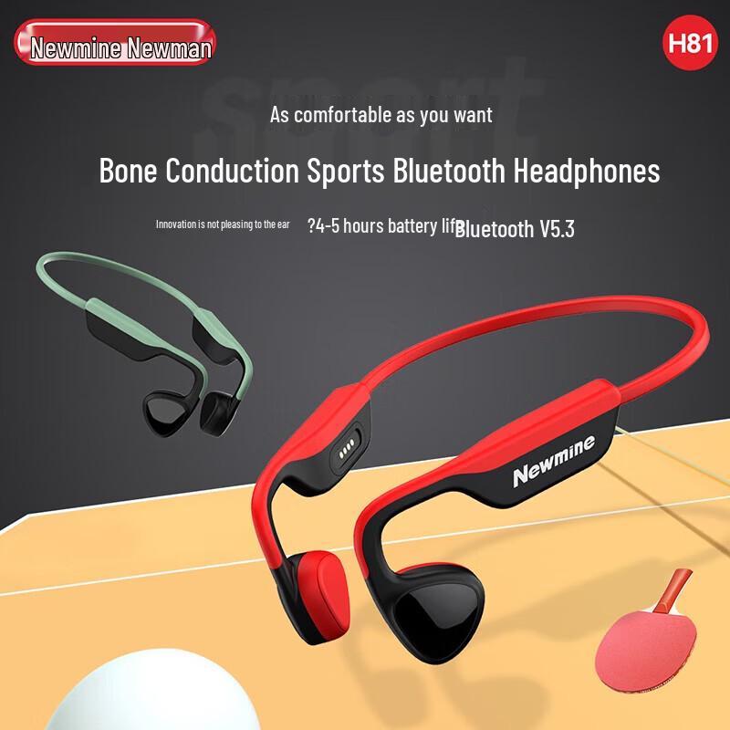Newmine H81 Bone Conduction Sports Bluetooth Earphones