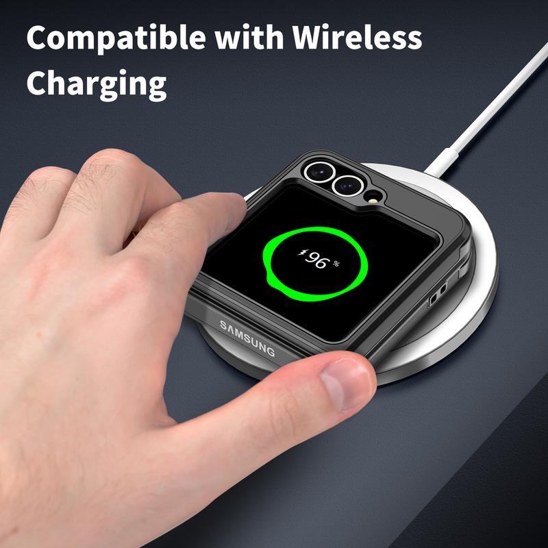 Luxury Original Official Slim Matte Protection Phone Case Samsung Galaxy Z Flip 7 6 5 4 For Wireless Charging Shockproof Cover