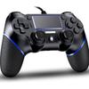 P4 Controller Wired PlayStation 4 Gamepad USB Connection System Compatible Ergonomic Double Vibration Gravity Sensitive Function High Durability