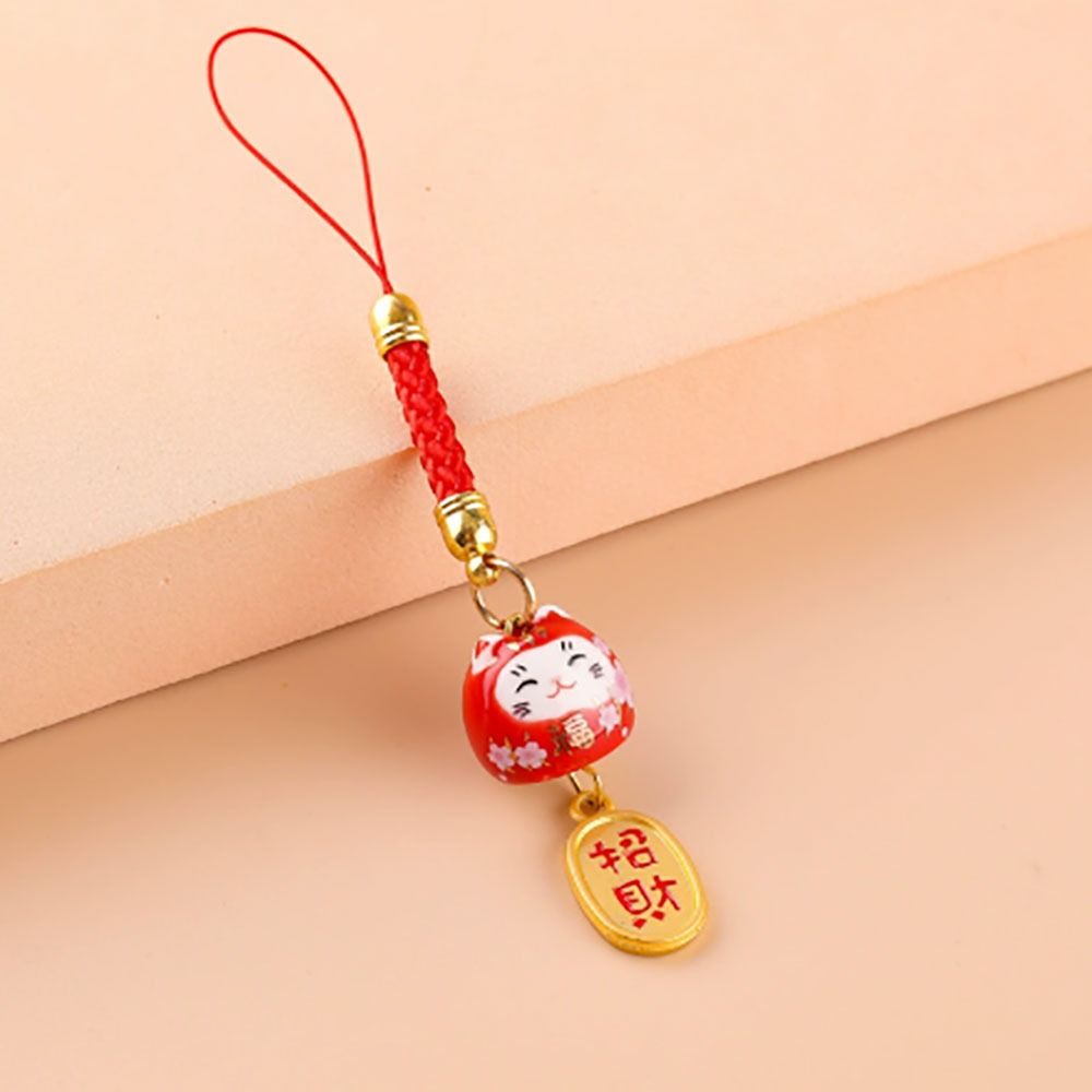 Charm Hang Japanese Lucky Cat Phone Straps Bag Accessories Phone Key Strap