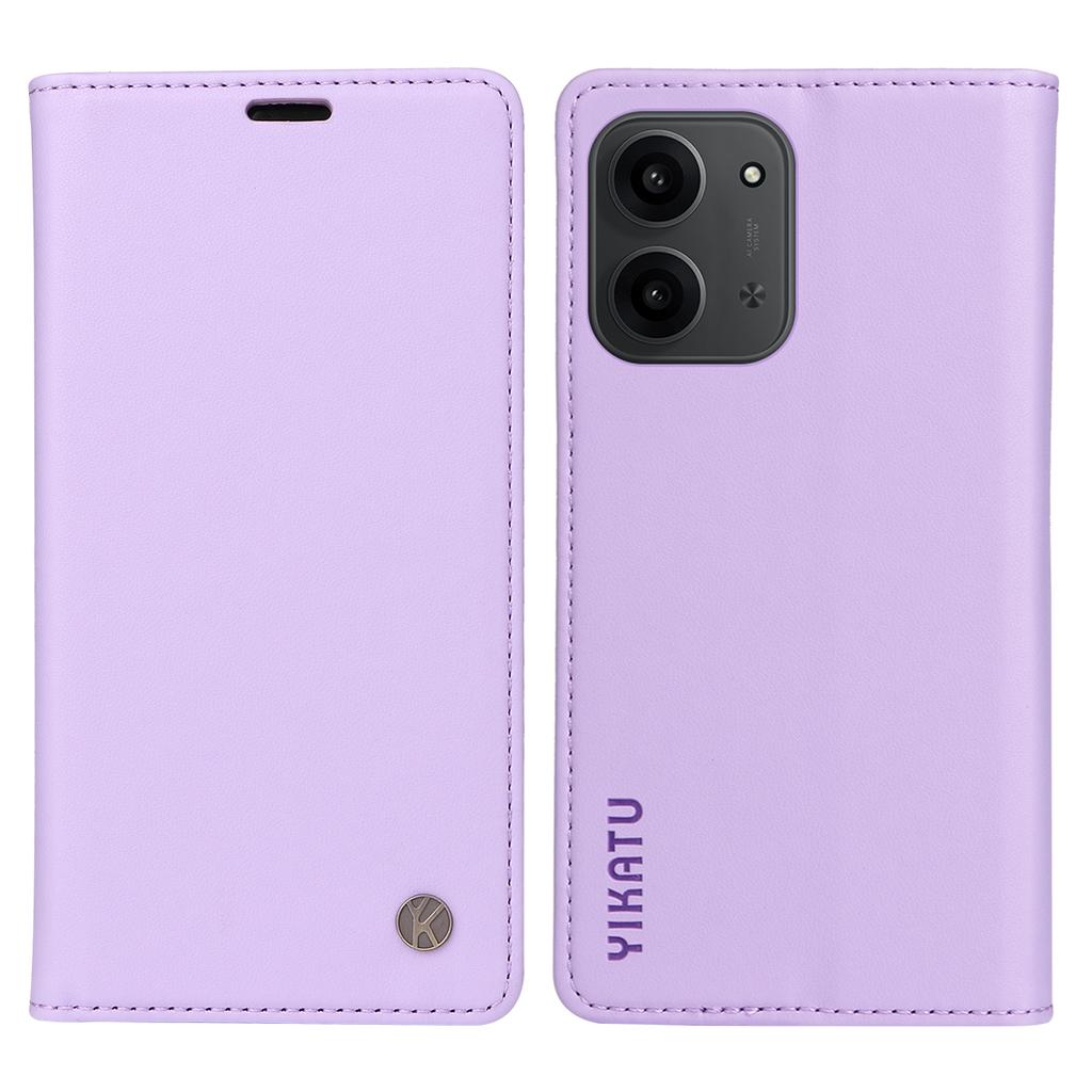 Для Xiaomi Redmi 15C 4G (Глобальный) (171 мм)/Poco C85 4G (171 мм) Чехлы для телефонов YIKATU Магнитная застежка PU кожа Мобильный чехол
