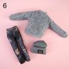 1 Set Fashion DIY Kids Gift Toy Casual Wear Hats Dolls Pants Girl Clothes Winter Wear Sweaters