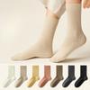 Women's Autumn Cotton Sweat-absorbing and Deodorizing Sports Tube Socks