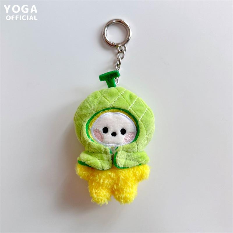 Animal Plush Fruit Keychain Cartoon Stuffed Doll Bag Pendant Gift Decoration