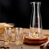 Набор бокалов для вина Прозрачный хрустальный бокал Винный бокал Фляги Посуда для питья Винный горшок Винная чаша Деревянные поддоны Подарочная коробка