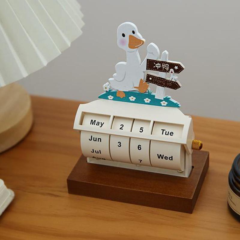 Вращающийся вечный календарь, настольные украшения, карточка-напоминание об обратном отсчете, календарь на 2025 год, мини-вращающийся настольный календарь, годовой календарь