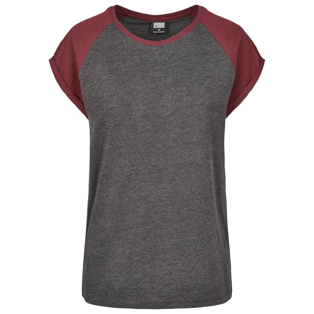 Urban Classics Womens/Ladies Contrast Raglan T-Shirt