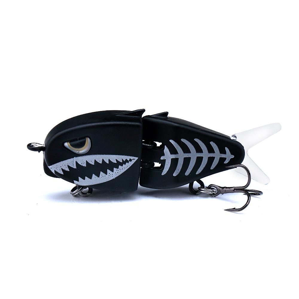 60мм Составной Свимбейт Крэнкбейт Рыболовная Приманка Реалистичная Многосекционная Жесткая Приманка для Щуки Окуня Окуня Воблер Рыболовные Снасти