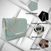 Leather Stylish Fancy Chain Strap Crossbody Slingbag For Women
