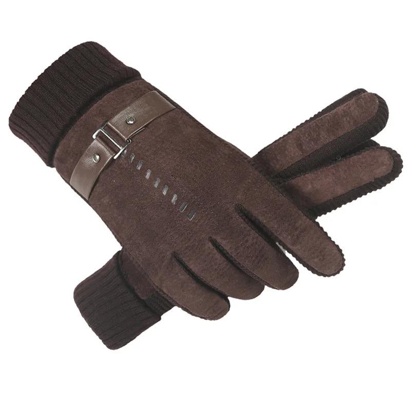 Skin Glove for Winter Skiing Outdoor Activity Bicycle Keeping Warm Anti Slip and Velvet Touch Screen for Outdoor Activity Bicycle Keeping Warm