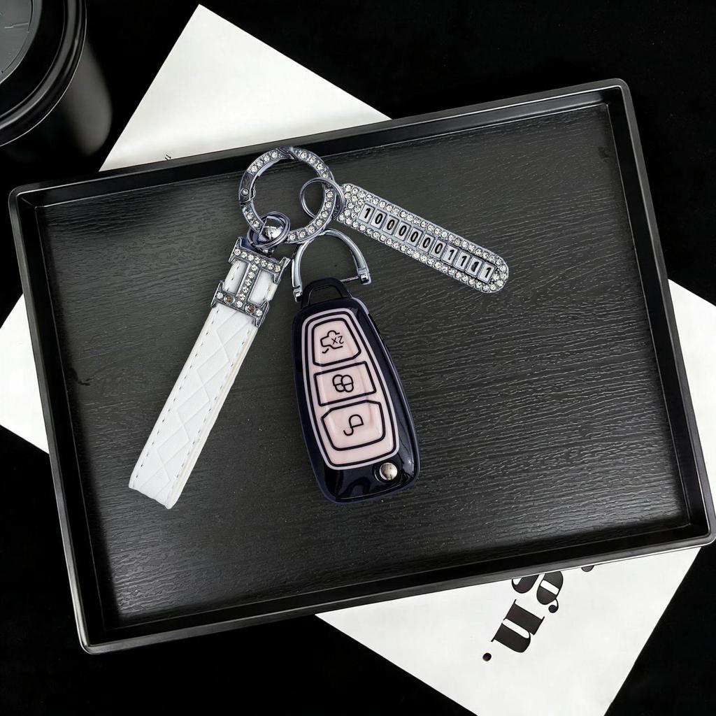 Чехол для ключей Ford для Mondeo, Focus, Edge, Escape, Explorer, EcoSport