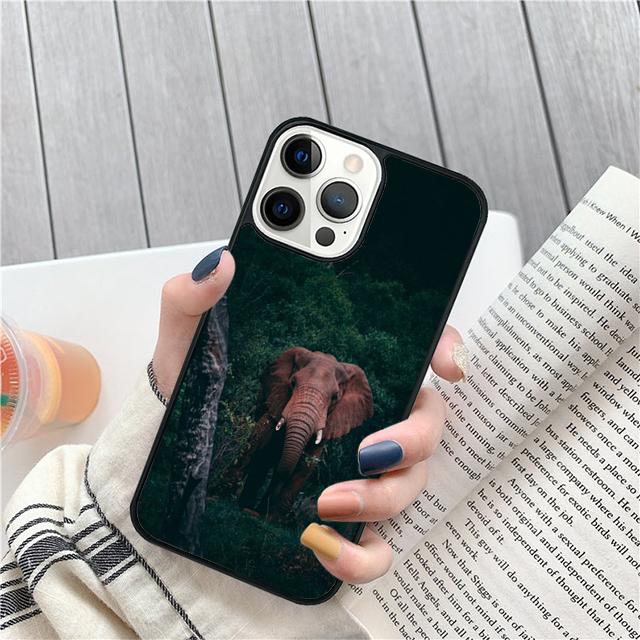 Чехол для телефона «Любовь слона, нежность, природа» для iPhone 17 Air 15 16 Pro Max 14 13 12 11 Pro Max Plus Coque Shell