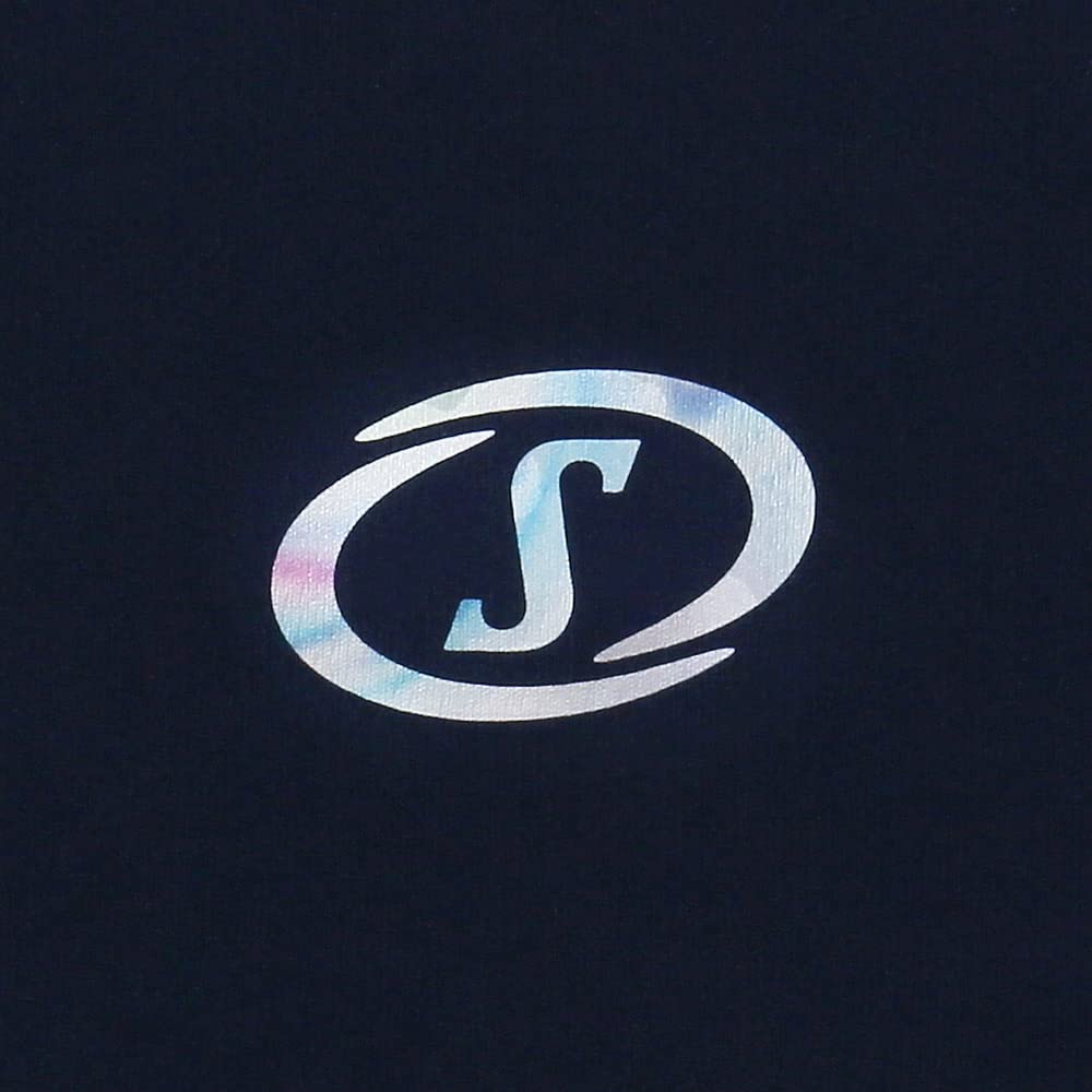 SPALDING Баскетбольная голограмма Быстрая S SMT23201 Темно-синяя футболка размера M