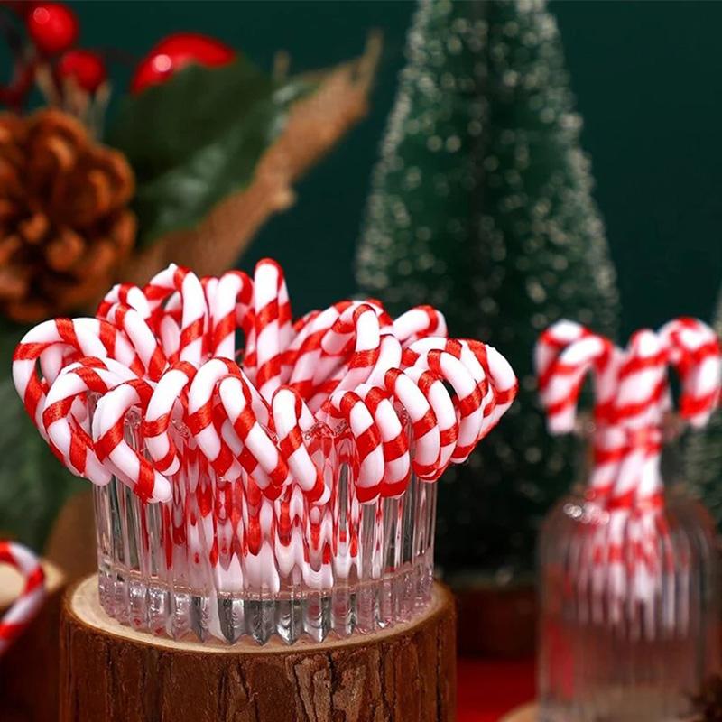 Christmas Decoration Hanging Candy Cane Home Room Decor Wedding Decor DIY Halloween New Year 2025 Navidad Gift Accessories