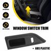 Door Window Switch Bezel Trim Panel Cover For Toyota Yaris Hatchback 2012-2015