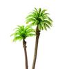 5Pcs Stereoscopic Coconut Palm Tree Miniature Plastic Coconut Micr Landscape  Desktop Decoration