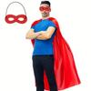 2Pcs/Set Cosplay Costume Halloween Superhero Cloak Halloween Cloak Costume Set  Masquerade Dance