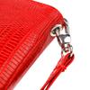 Оригинальный женский кошелек из натуральной фактурной кожи CANPELLINI Wallet 21613 Красный