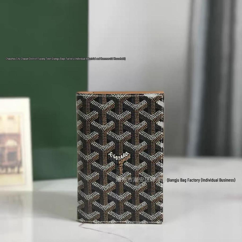 Goya Unisex Passport Holder & Travel Organizer - Protective Dogtooth Cover & Wallet