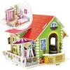 Wooden Kits - House To Assemble with Bedroom Detail - 70 Pieces - 21.7 X 16.5 X 14.6 Cm Robotime