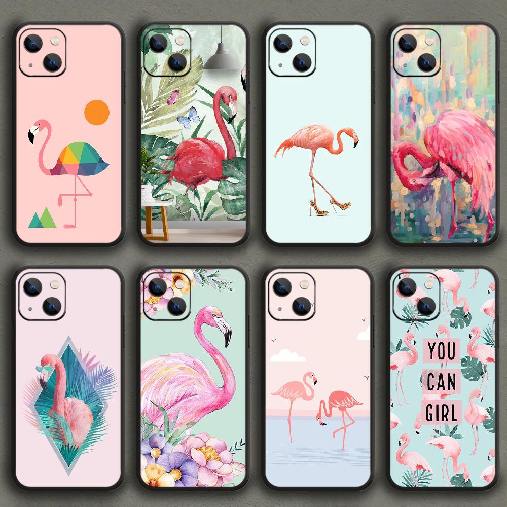 Flamingo Bird Phone Case For iPhone Samsung Galaxy Redmi Xiaomi Oppo OnePlus Note S A 7 8 9 10 11 12 13 14 20 21 22 23 53 54 Pro Max Plus Ultra
