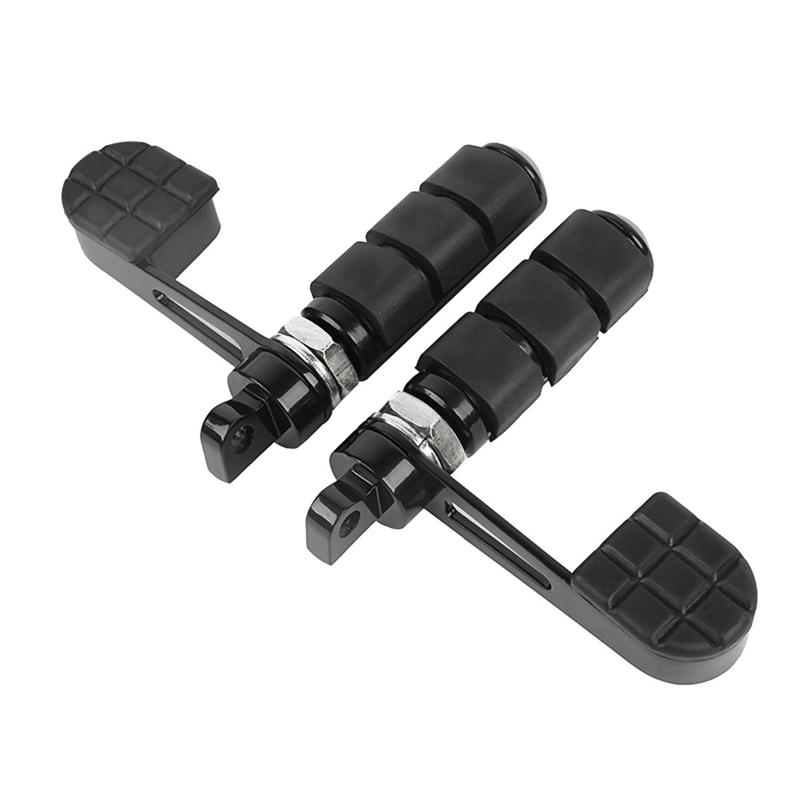 Motorcycle Heel Rests Footrest Bracket Set For Sportster XL 883 1200 48 72 Softail DYNA FXDF FAT BOB FXDC FXWG