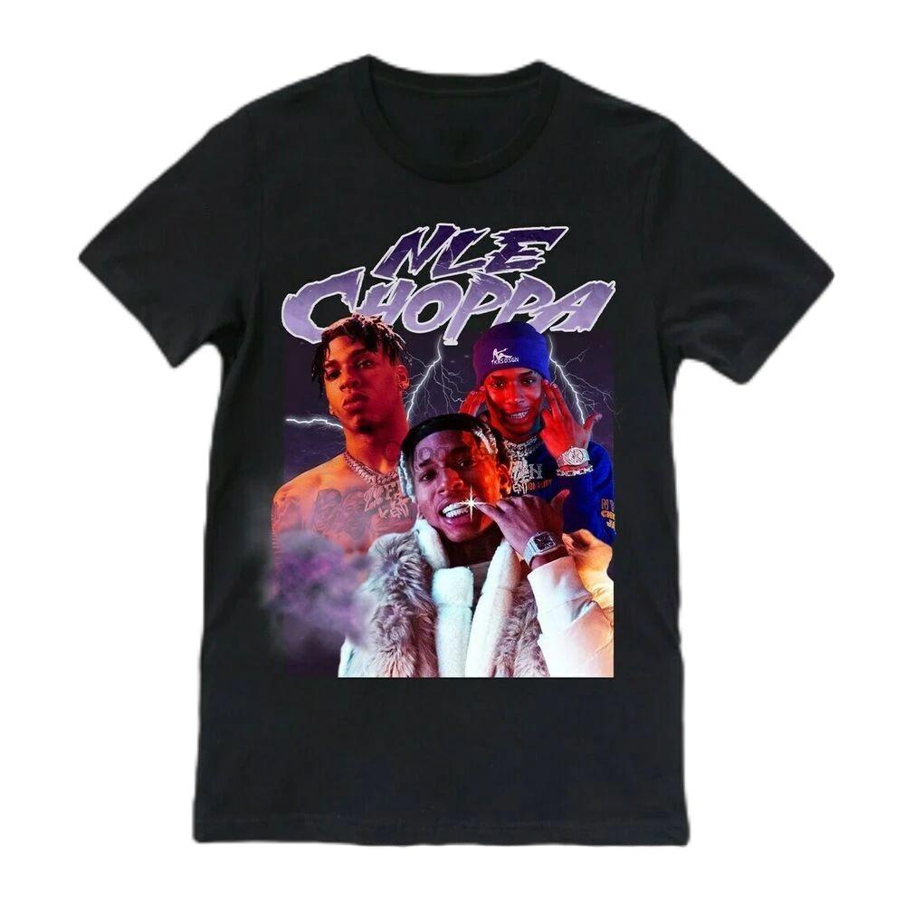 NLE Choppa Collage Black T-Shirt