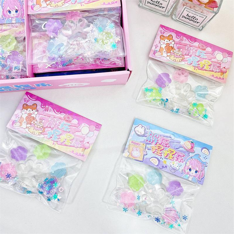 5+1 светящаяся кошачья лапка декомпрессионная игрушка снятие стресса вечеринка антистресс поднимающиеся игрушки для взрослых детей растягивающиеся игрушки