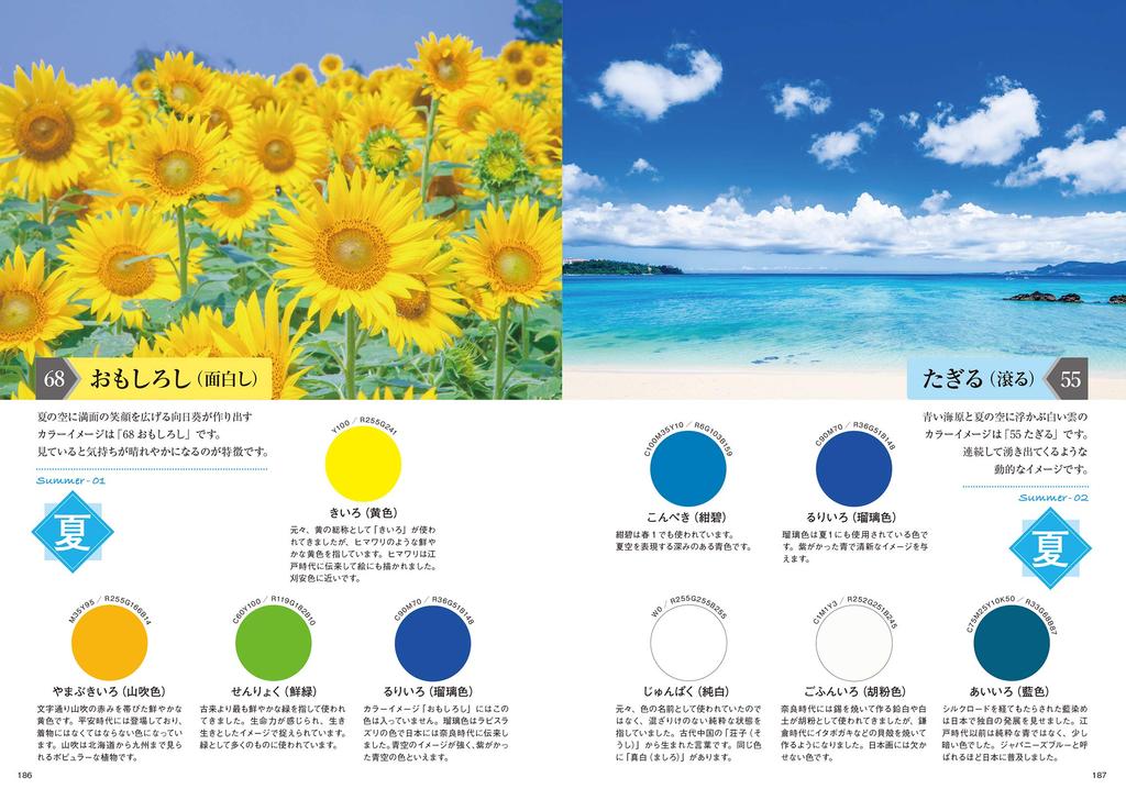 Beautiful Japanese Words and Colors Japanese Style Color Chart