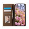 For Samsung Galaxy S25 FE Case Retro Texture Matte TPU + PU Leather Back Cover Support Magnetic Car