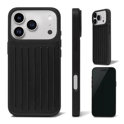 Премиальный чехол для телефона из алюминиевого сплава Ins для чемодана RIMOWA для iPhone 17 Pro Max 16 15 14 13 3D гофрированная полоска багаж улучшенный противоударный защитный чехол