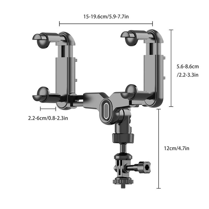 Автомобильное крепление для спортивной экшн-камеры, антивибрационный кронштейн для крепления на автомобиль, держатель для зеркала заднего вида, аксессуары для салона автомобиля