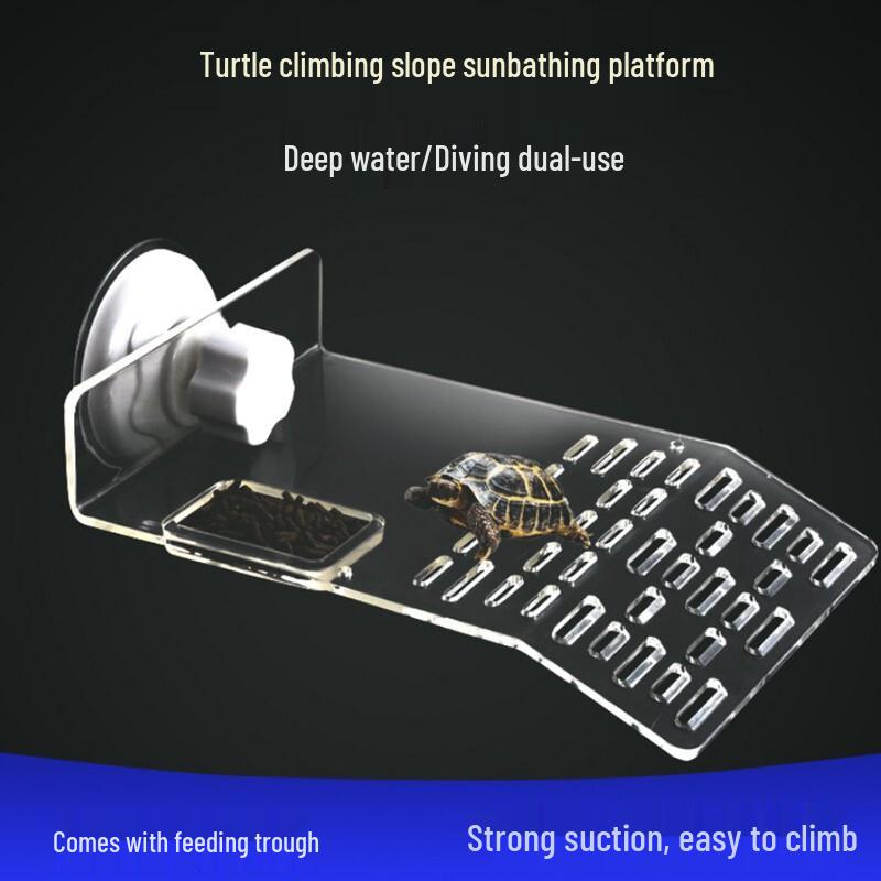 Прозрачная акриловая платформа для загара черепах