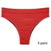 Sports Girls Underwear Thong Female Seamless Large Size Fitness Sports T-word Panties Solid Color Mid-waist Sexy Invisible Girls T Pants Head