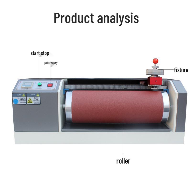 DIN Abrasion Tester for Rubber and Leather Sole Durability
