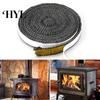 High Temperature Stove Seal Strip 10/12/15MMx2M Fiberglass Fireplace Door Sealing Self-adhesive Wood Tape Replacement Flat Gasket Rope