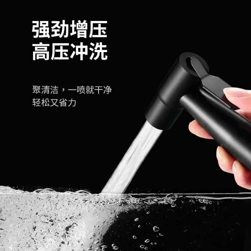 Смеситель для ванной комнаты, самоочищающийся, ручная душевая головка для туалета, распылитель со шлангом, ручной распылитель для биде, набор из нержавеющей стали 304 S