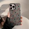 Чехол для телефона 'Снежинки Рождественский Бант' для iPhone 17 Pro Чехол iPhone 16 13 15 14 12 11 17 Pro Max IMD Ударопрочный Бампер