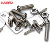 NAIERDI Stainless Steel Sliding Door Roller 30KG Home Room Wardrobe Door Hanging Wheels