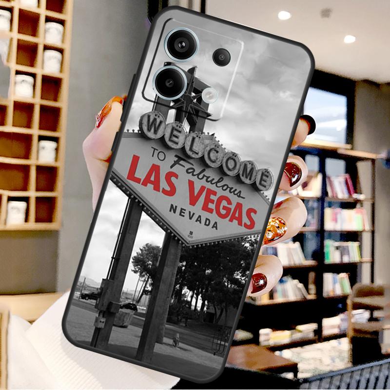 Las Vegas Nevada For Xiaomi Redmi Note 14 Pro 9 10 11 12 13 15 Pro Plus Case For Redmi 15 15C 14C 12C 10C 13C