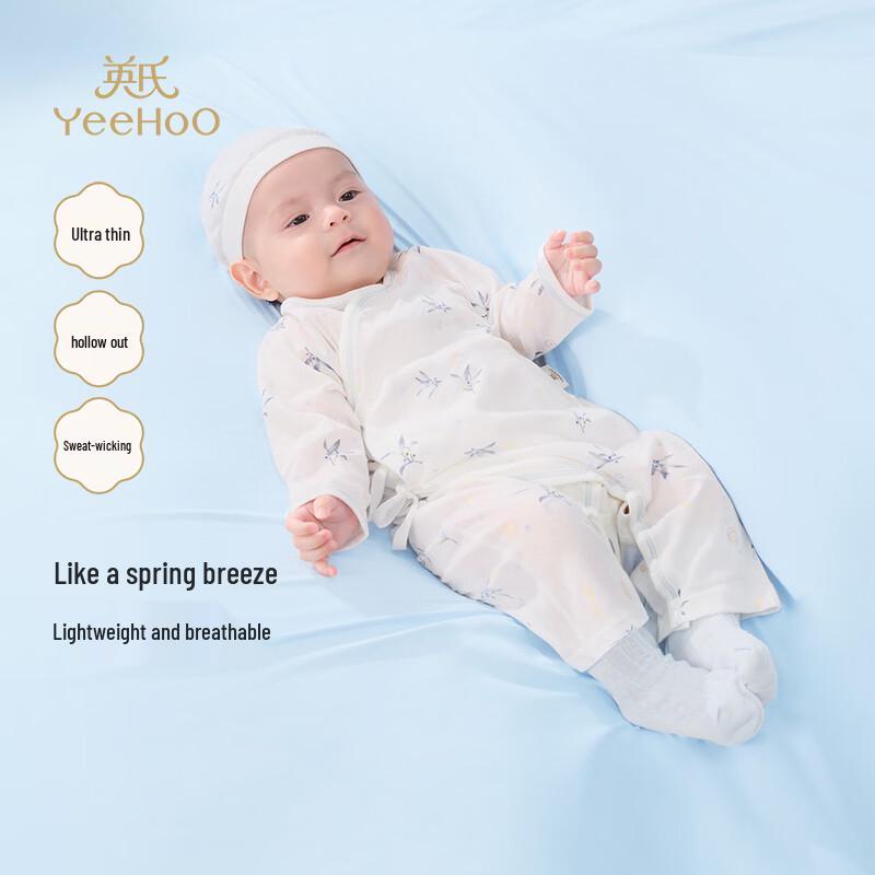 Yeehoo Baby Long-Sleeve Cotton Romper