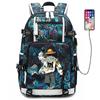 ONE PIECE Luffy School Bag Animation Peripheral Large Capacity Lightweight Backpack Junior High School Backpack Travel Bag